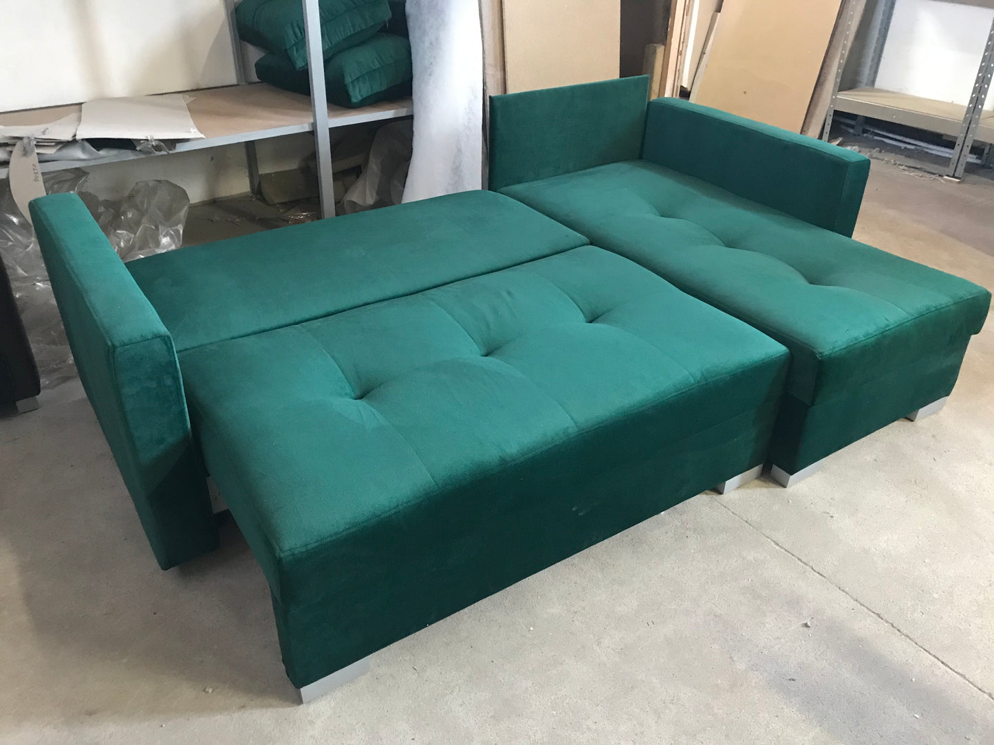 RODEO Corner Sofa Bed with sleeping function > 225cm <