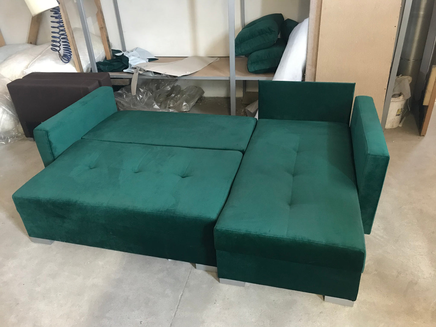 RODEO Corner Sofa Bed with sleeping function > 225cm <