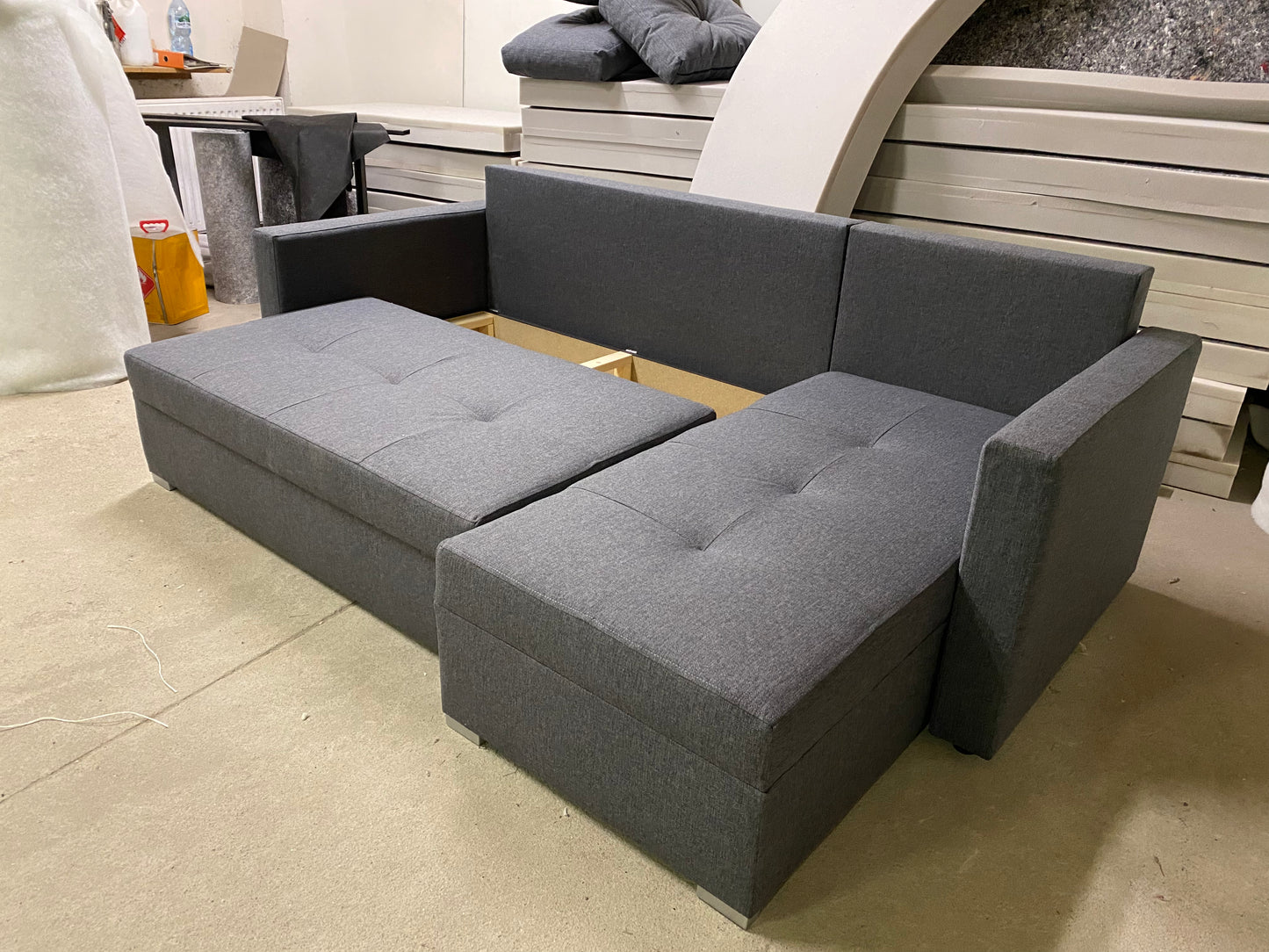 RODEO Corner Sofa Bed with sleeping function > 225cm <