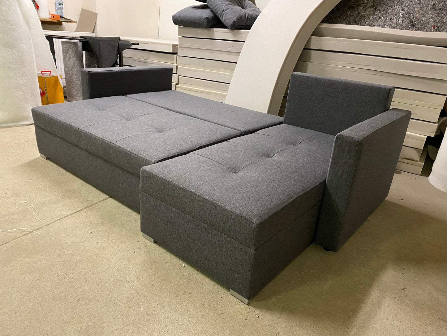 RODEO Corner Sofa Bed with sleeping function > 225cm <