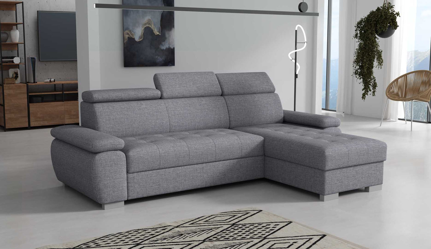 SANTINO Corner Sofa Bed with sleeping function > 261cm <