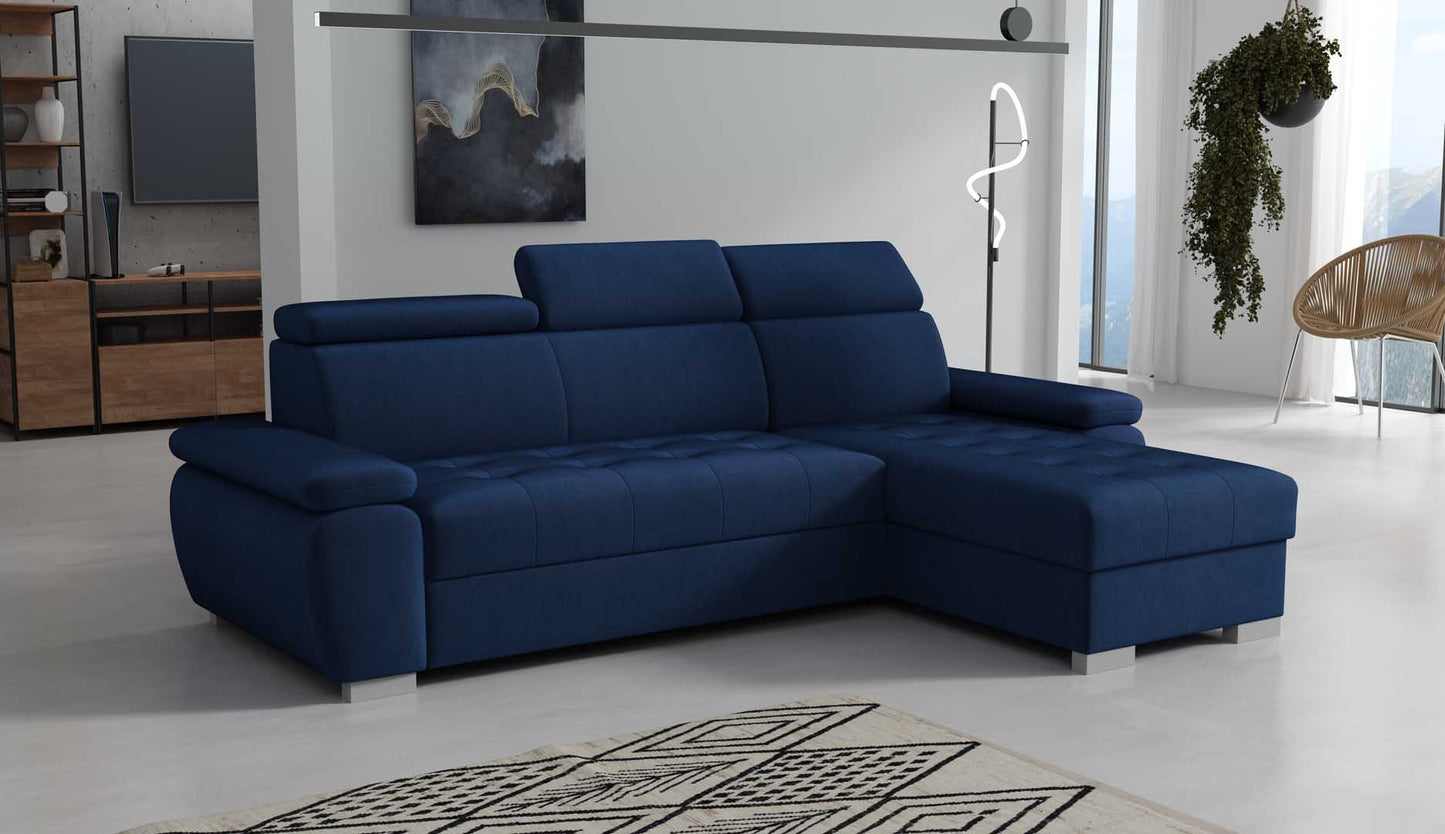 SANTINO Corner Sofa Bed with sleeping function > 261cm <