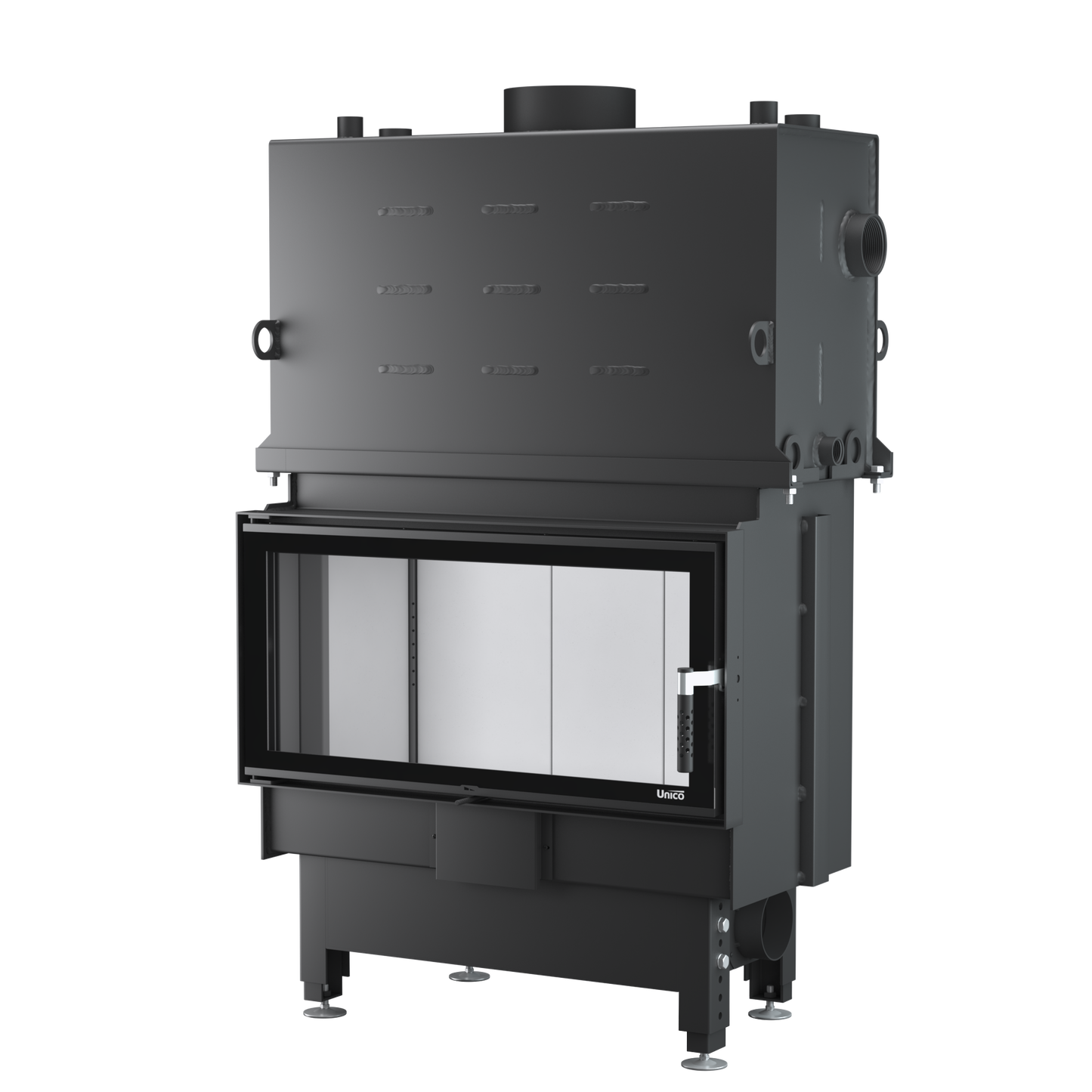 Fireplace Insert with a Water Jacket Unico Nemo 6 Topeco