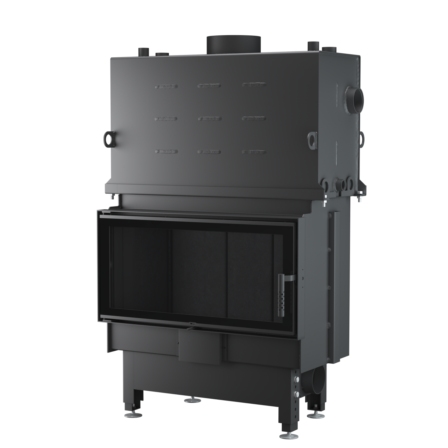 Fireplace Insert with a Water Jacket Unico Nemo 6 Topeco