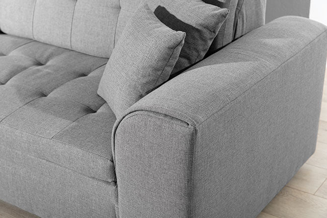 SARETO 2- Corner Sofa Bed with Sleeping Function L-Shape Various Colour > Width 296 cm <
