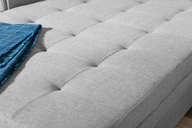 SARETO 2- Corner Sofa Bed with Sleeping Function L-Shape Various Colour > Width 296 cm <