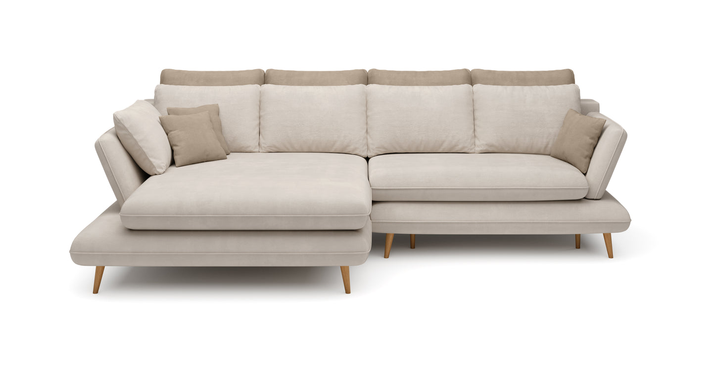 Montes - L-Shape Corner Sofa Bed with Sleeping Function Storage Various Colour > Width 283 cm <
