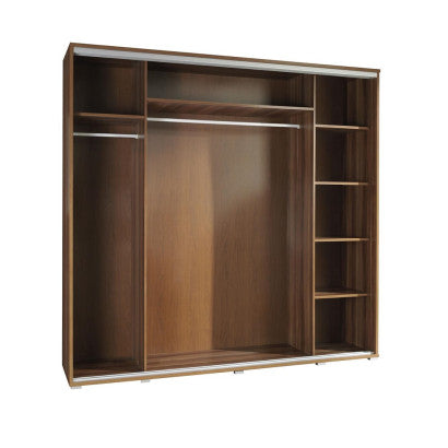 Penelope - 2 sliding Doors Wardrobe With Shelves 2 Rail "GIRAFFE" Graphics width 205 cm