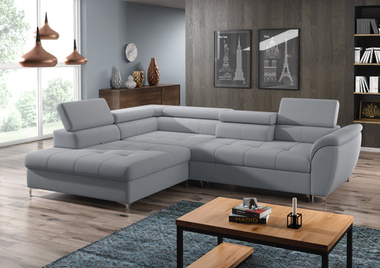Terdo - L-Shape Corner Sofa Bed with Sleeping Function Storage Various Colour > Width 290 cm <