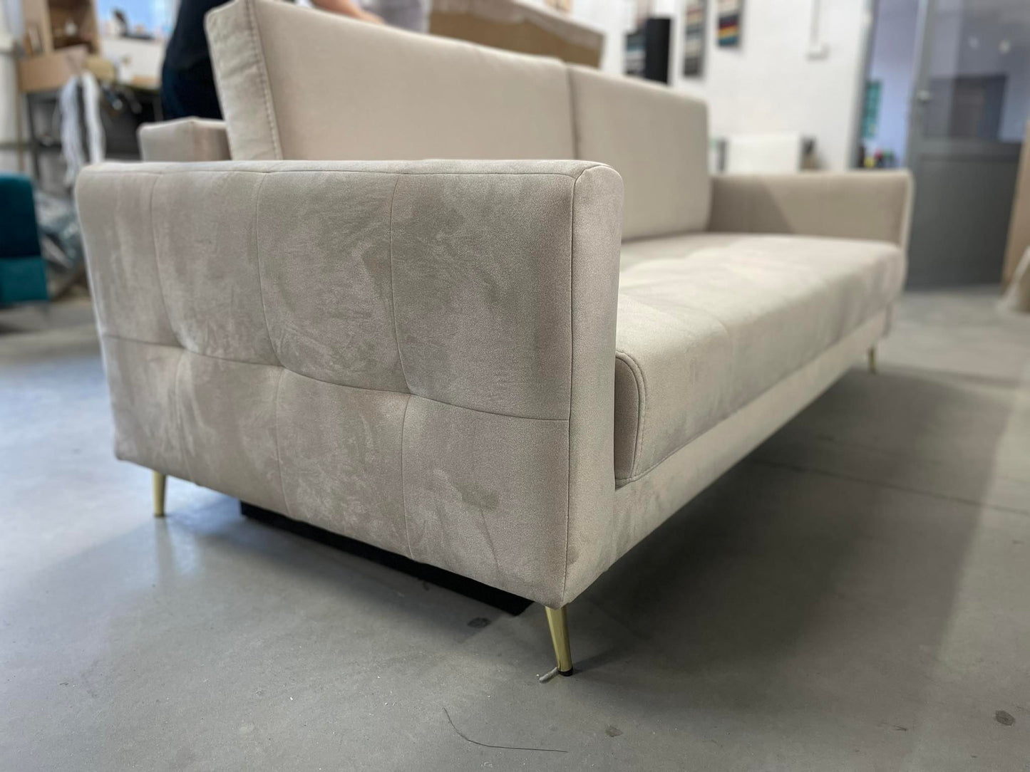 PIANO DL - 2 Seater Sofa with Sleeping Function, Various Colours, Modern Looking >225cm<