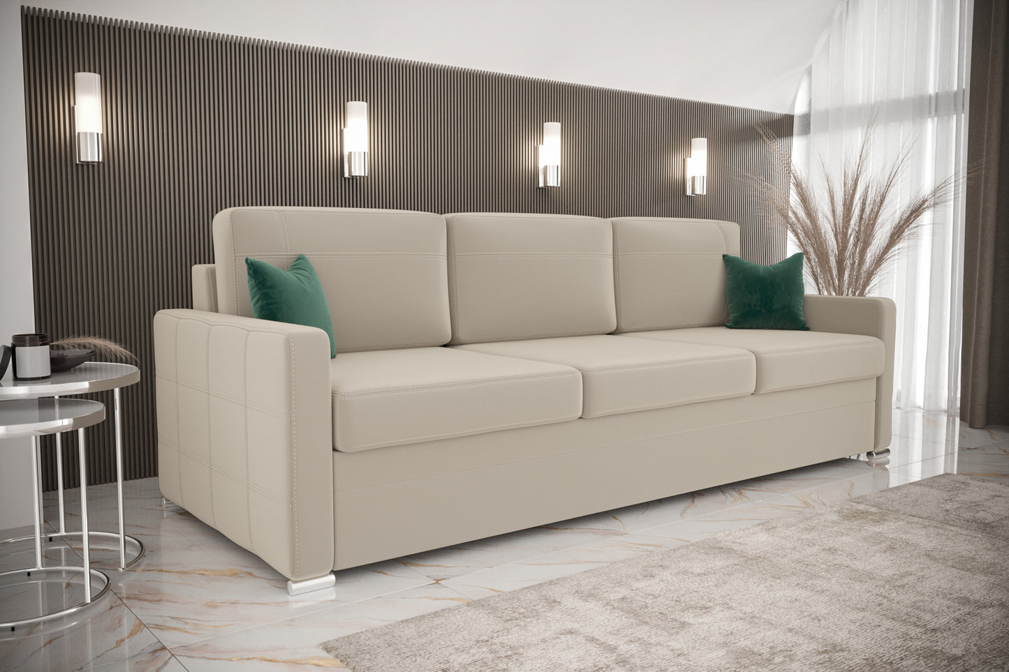 AVANTO DL SOFA - Sofa Bed 3 Seater with Sleeping Function Modern >230cm<