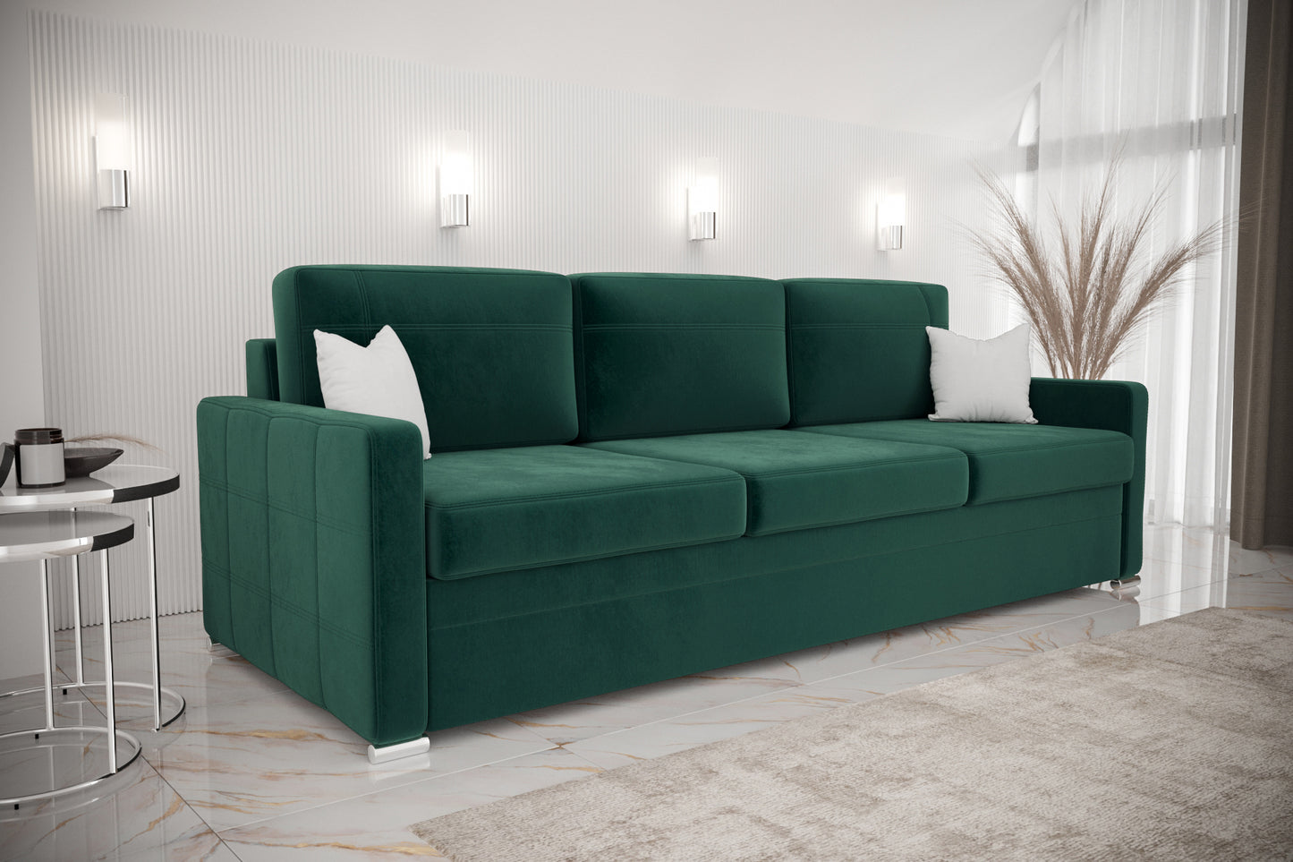 AVANTO DL SOFA - Sofa Bed 3 Seater with Sleeping Function Modern >230cm<