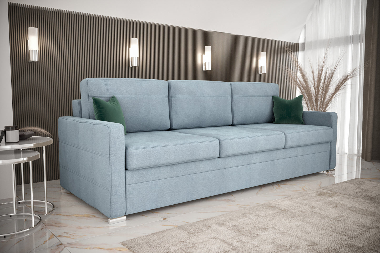 AVANTO DL SOFA - Sofa Bed 3 Seater with Sleeping Function Modern >230cm<