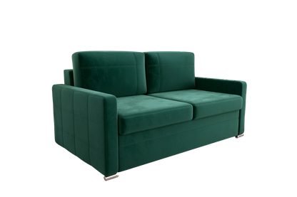 AVANTO II - Sofa 2 Seater Sleeping Function Water Repellent Modern with Metal Legs >147cm<