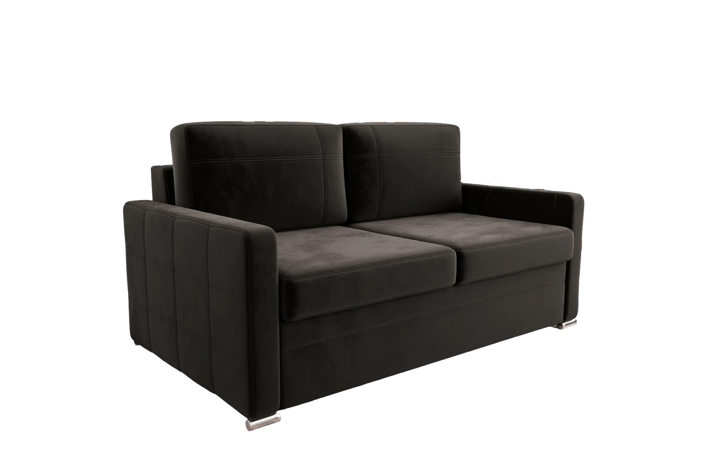 AVANTO II - Sofa 2 Seater Sleeping Function Water Repellent Modern with Metal Legs >147cm<
