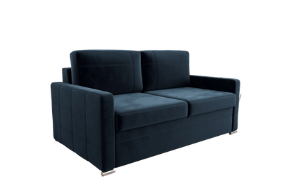 AVANTO II - Sofa 2 Seater Sleeping Function Water Repellent Modern with Metal Legs >147cm<