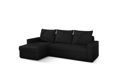 LIVIO -  Universal Corner Sofa Bed with Storage and Sleeping Function Various Colours >237cmx150cm<