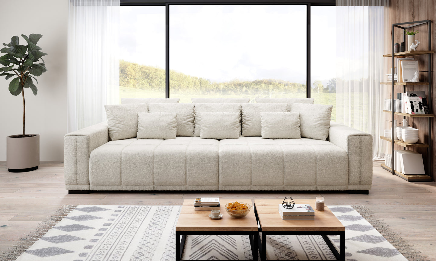 Mondelo - Sofa Bed 4 Seater with Sleeping Function Various Colour Modern  >288cm<