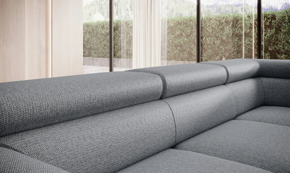 RAVEN L - Right Hand Corner Sofa Bed with Sleeping Function > Fast Delivery <