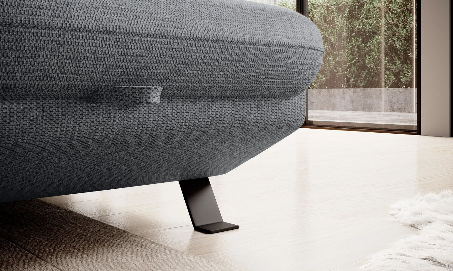 RAVEN L - Right Hand Corner Sofa Bed with Sleeping Function > Fast Delivery <