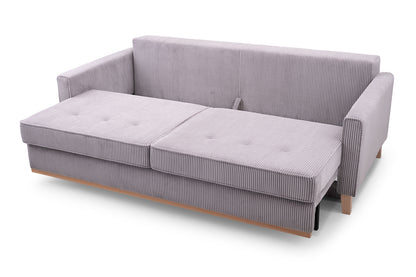 ARES - Sofa Bed with Storage in Bottle Green, Very Comfortable - FAST DELIVERY  >214 cmx104cm<